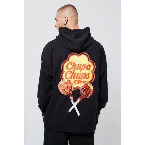 Sweat à capuche oversize à imprimé Chupa Chups - Boohooman - Modalova