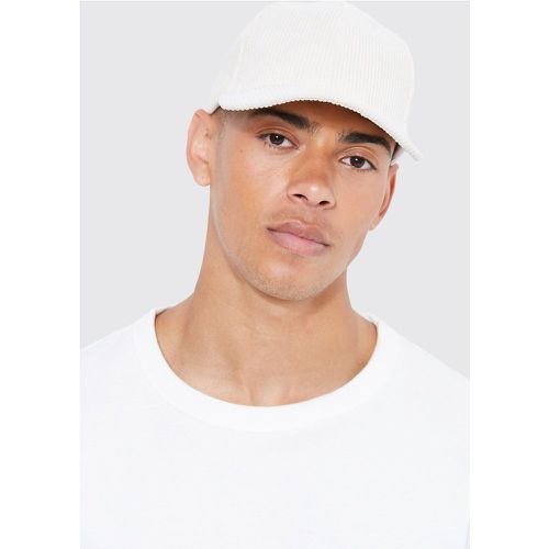 Casquette en velours côtelé - Boohooman - Modalova