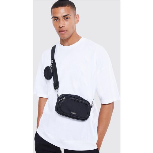 Sac bandoulière avec poches - Boohooman - Modalova