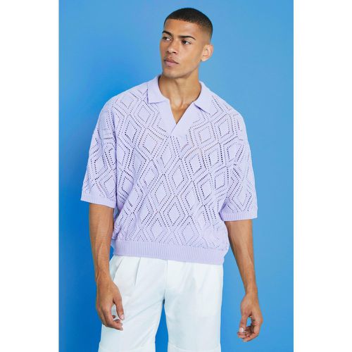 Polo ample à manches courtes - Boohooman - Modalova