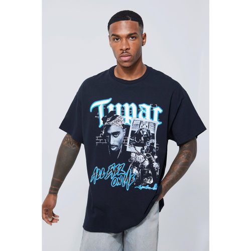 T-shirt oversize imprimé Tupac - Boohooman - Modalova