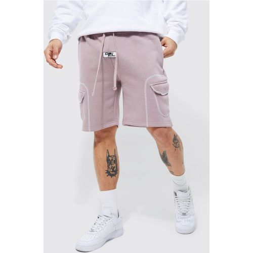 Short cargo ample en jersey - Boohooman - Modalova