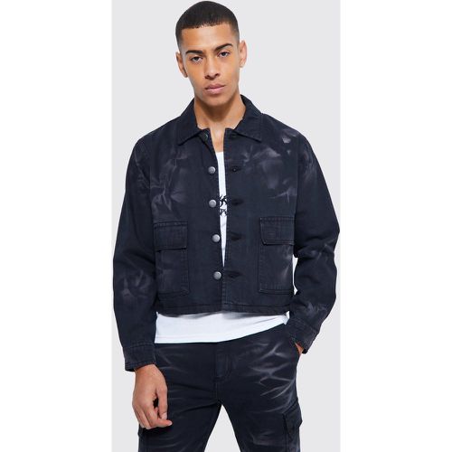 Veste coach délavée - Boohooman - Modalova