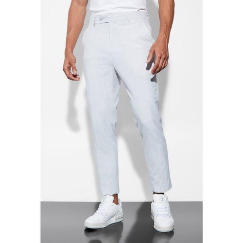 Pantalon de costume court fuselé - - 30L - Boohooman - Modalova