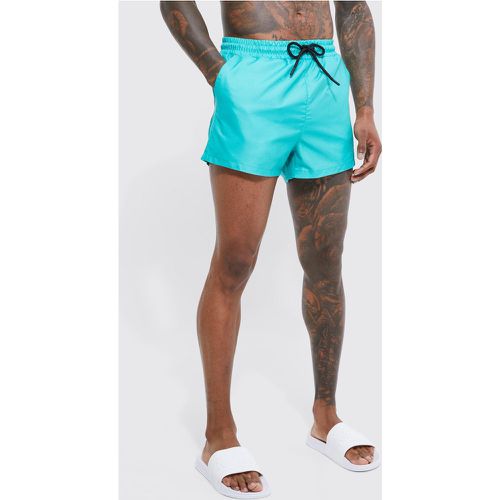 Short de bain court uni - Boohooman - Modalova