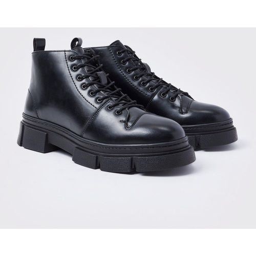 Bottines à plateforme en simili - Boohooman - Modalova