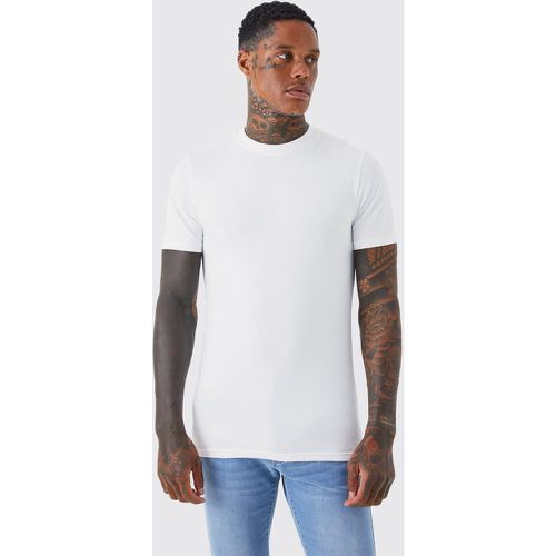 T-shirt moulant basique - Boohooman - Modalova