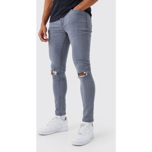 Jean super skinny déchiré - - 34R - Boohooman - Modalova