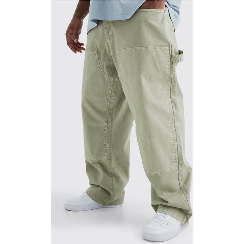 Grande taille - Pantalon charpentier surteint - Boohooman - Modalova