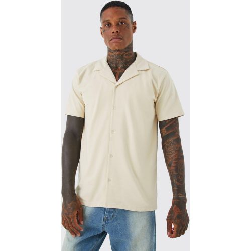 Chemise en jersey à manches courtes - Boohooman - Modalova
