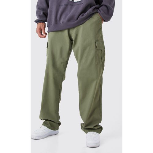 Tall - Pantalon cargo ample - Boohooman - Modalova