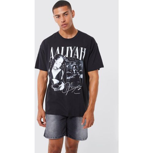 T-shirt oversize imprimé Aaliyah - Boohooman - Modalova