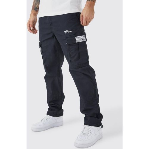 Pantalon cargo zippé - - 36R - Boohooman - Modalova