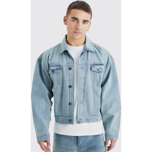 Veste en Jean large - Boohooman - Modalova