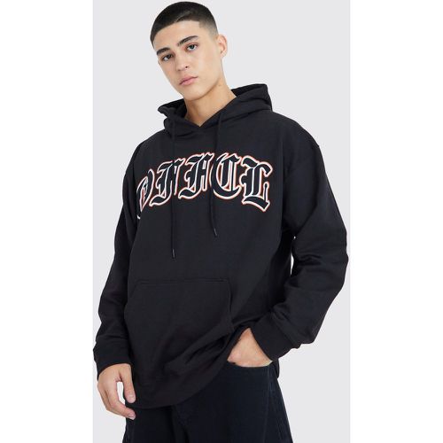 Sweat à capuche oversize imprimé - Ofcl homme - Boohooman - Modalova