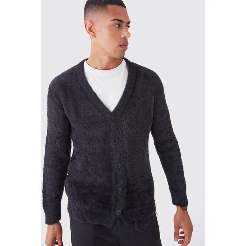 Cardigan oversize déchiré - Boohooman - Modalova