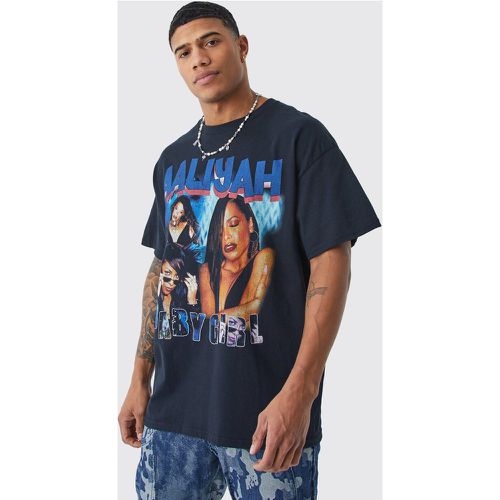 T-shirt oversize imprimé Aaliyah - Boohooman - Modalova
