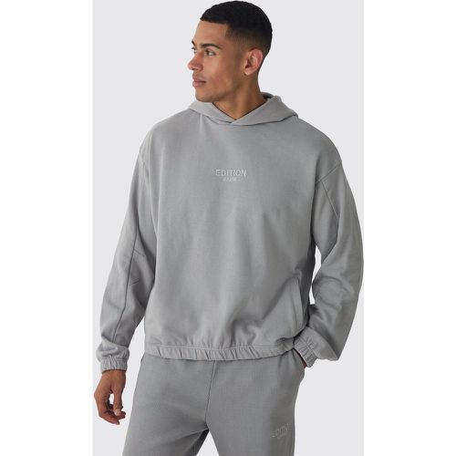 Oversized Boxy Heavyweight Hoodie - Boohooman - Modalova