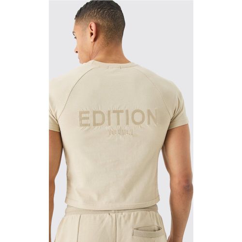 Shrunken Heavyweight Extended Neck T-shirt - Boohooman - Modalova