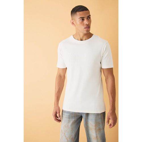 T-shirt oversize imprimé - Boohooman - Modalova