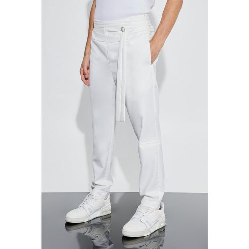 Pantalon large à ceinture - Boohooman - Modalova