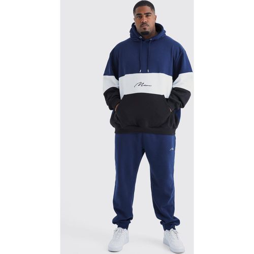 Grande taille - Survêtement color block - - XXXXXL - Boohooman - Modalova