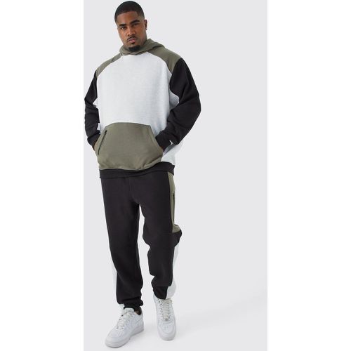 Grande taille - Survêtement color block - - XXXL - Boohooman - Modalova