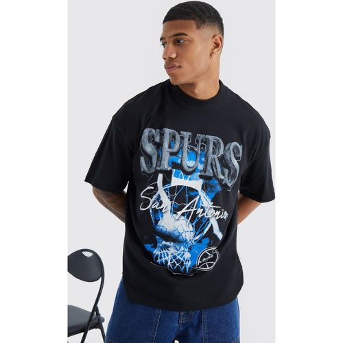 T-shirt à imprimé San Antonio Spurs - Boohooman - Modalova