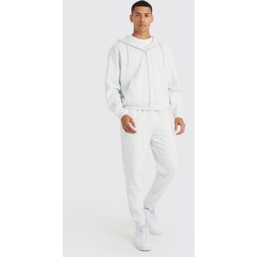 Survêtement oversize zippé - Boohooman - Modalova