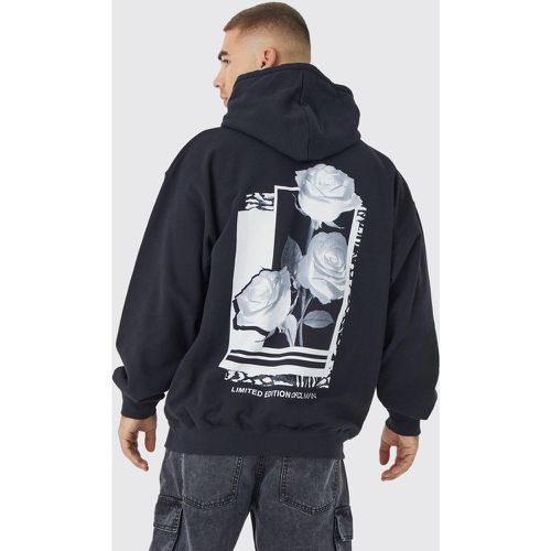 Sweat à capuche oversize imprimé rose homme - Boohooman - Modalova