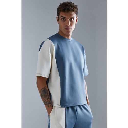 T-shirt oversize color block - Boohooman - Modalova