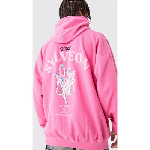 Sweat à capuche oversize surteint à imprimé Pokémon - Boohooman - Modalova