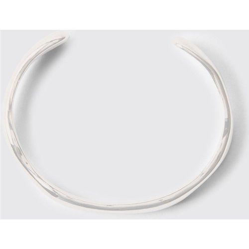 Chunky Silver Bangle In Silver - Boohooman - Modalova