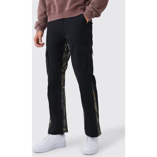 Pantalon cargo slim à imprimé camouflage - Boohooman - Modalova