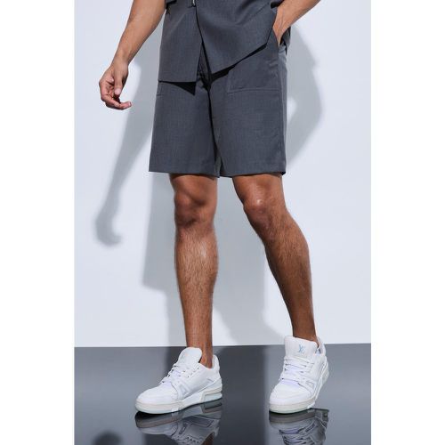 Pocket Detail Tailored Shorts - Boohooman - Modalova