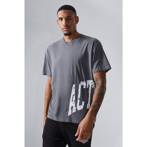 Tall - T-shirt oversize surteint - MAN Active - Boohooman - Modalova