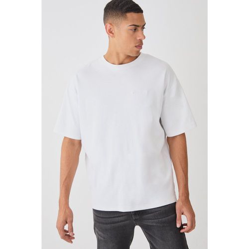 T-shirt oversize à broderie - Boohooman - Modalova