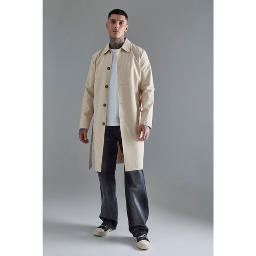 Tall Classic Belted Trench Coat - Boohooman - Modalova