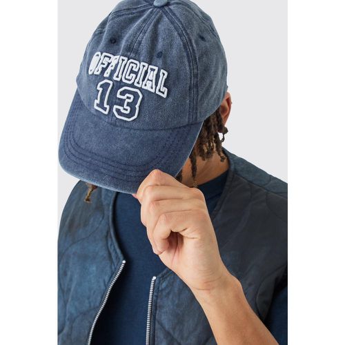 Official Embroidered Washed Cap - Boohooman - Modalova