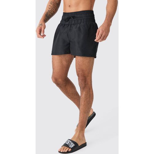 Fighter Style Plain Swim Shorts - Boohooman - Modalova