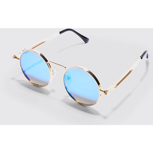 Metal Vintage Screw Arm Sunglasses - Boohooman - Modalova