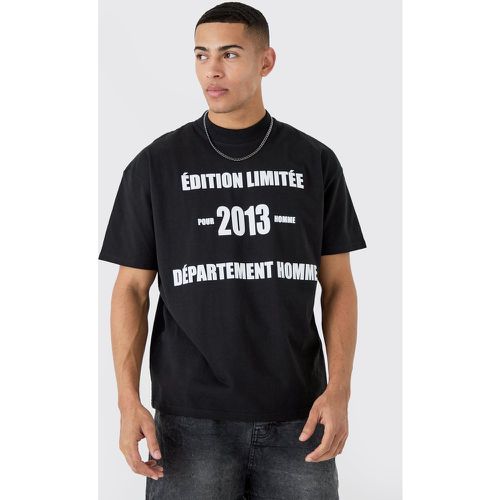 Oversized Slogan T-shirt - Boohooman - Modalova