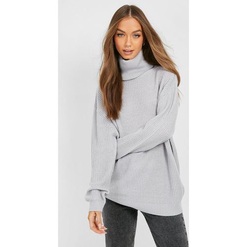 Pull Oversize En Maille À Col Roulé - - boohoo - Modalova