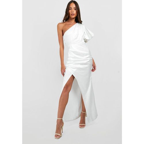 Robe Longue À Manche Unique Bouffante - boohoo - Modalova