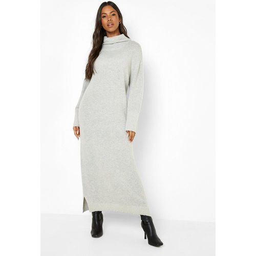 Robe Mi-Longue En Maille À Col Roulé - boohoo - Modalova