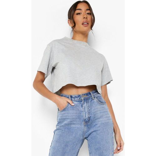 Crop Top Basique À Manches Courtes - boohoo - Modalova