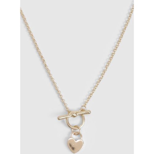 Collier À Pendentif Cœur - boohoo - Modalova