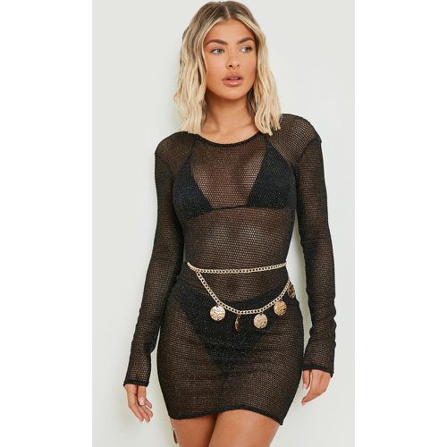 Robe De Plage À Dos Nu - boohoo - Modalova