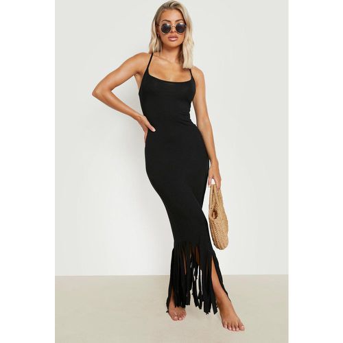 Robe De Plage Longue À Pompons - boohoo - Modalova