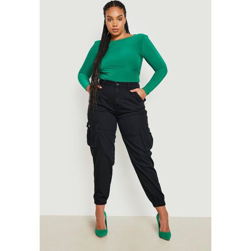 Grande Taille - Jean Cargo - boohoo - Modalova